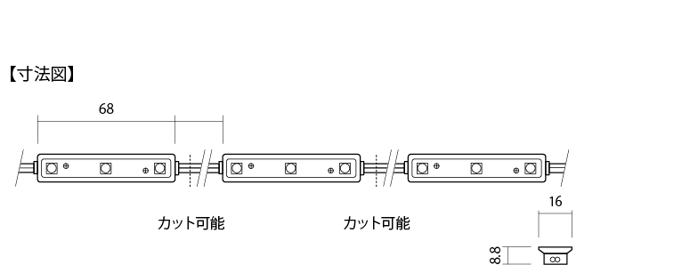 3球枠専用モジュール TPL 屋外用（50個入り）