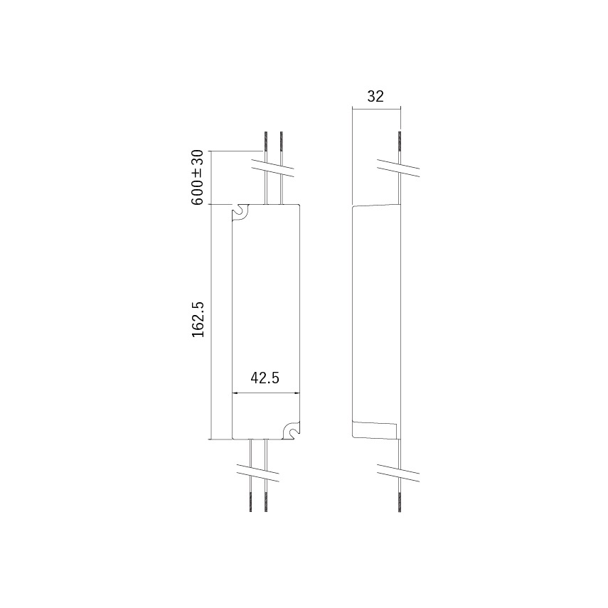 屋外用設置電源 60Wタイプ [LPV-60-12]