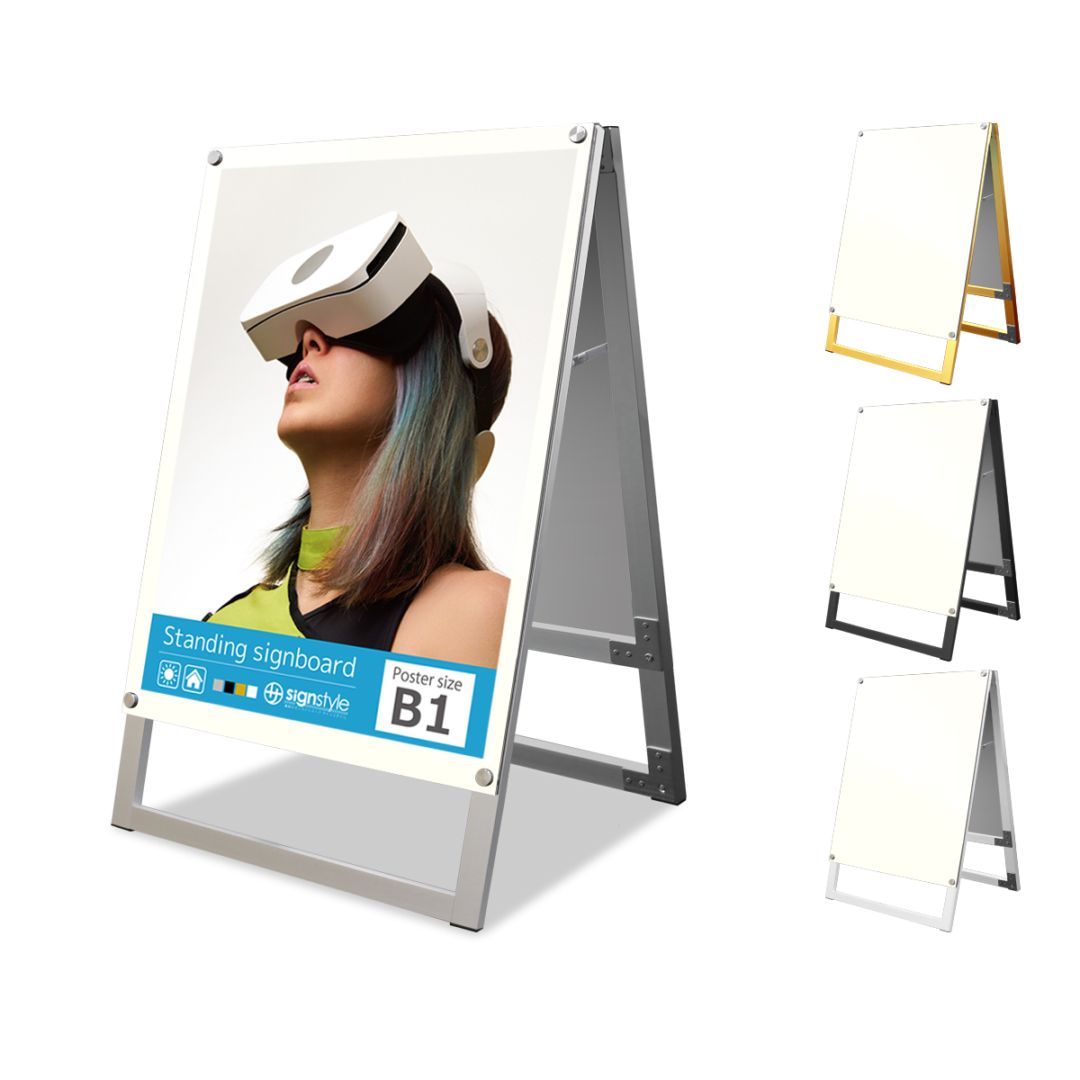 手渡しのみ　ポスタースタンド看板　A型看板立て看板店前 サインスタイル 看板 立て看板 製作 屋外 おしゃれ 飲食店