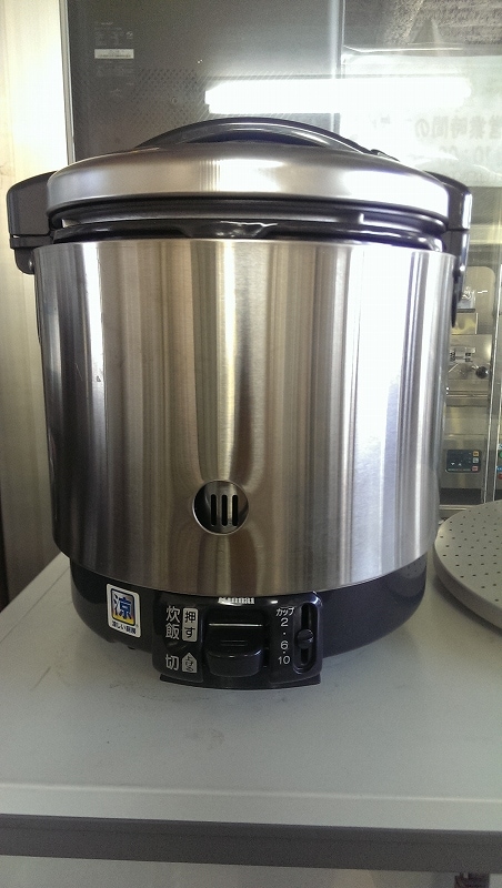 ガス炊飯器 都市ガス 13A 1升 リンナイ RR-S100GS | 中古 加熱物