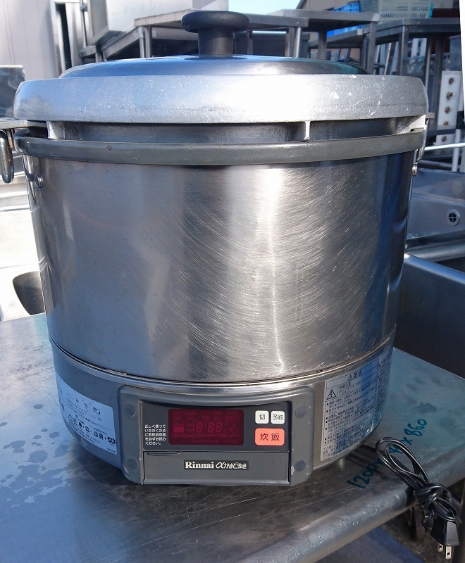 【中古品】ガス炊飯器 リンナイ(Rinnai) RR-30G1 中古】ガス炊飯器 リンナイ(Rinnai) RR-30G1 幅430×奥行466×高さ