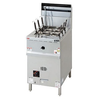 □中古品 マルゼン ゆで麺機 角型うどん釜 LPガス 型番シール無し