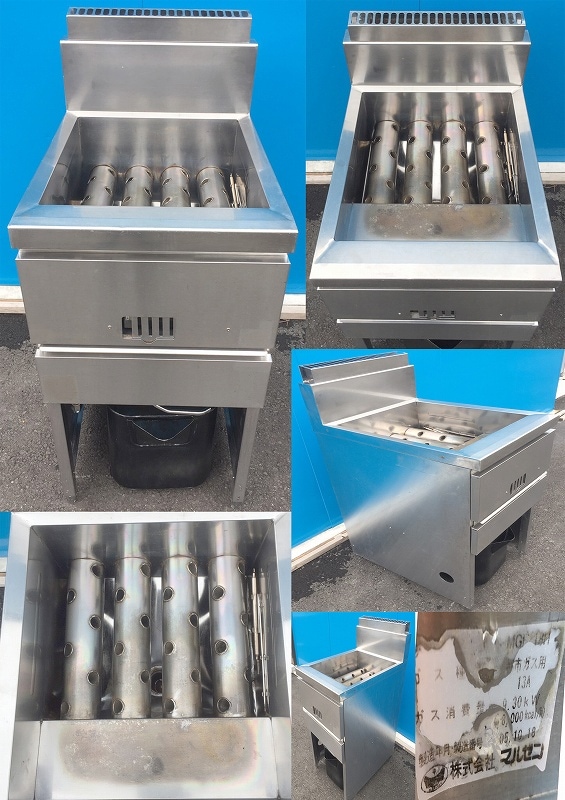 マルゼン　業務用　ガスフライヤー　都市ガス　厨房　飲食店　MGF-18J マルゼン（厨房機器） MGF-C18K 都市ガス LPガス プロパンガス