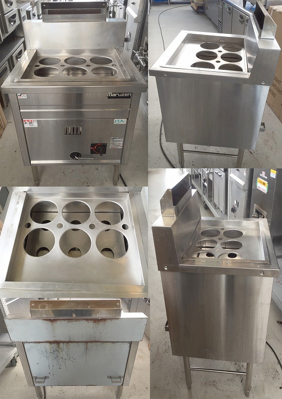 ゆで麺機　MRK-066B　LP プロパンガス MRK-066B マルゼン ガス角槽ラーメン釜 | 厨房ベース