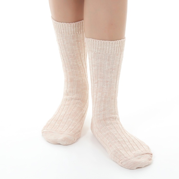 【在庫一掃セール】オーガニックコットン　お出かけ2枚重ね履きソックス　綿コットン100％　/SILK DE KYOTOオリジナル