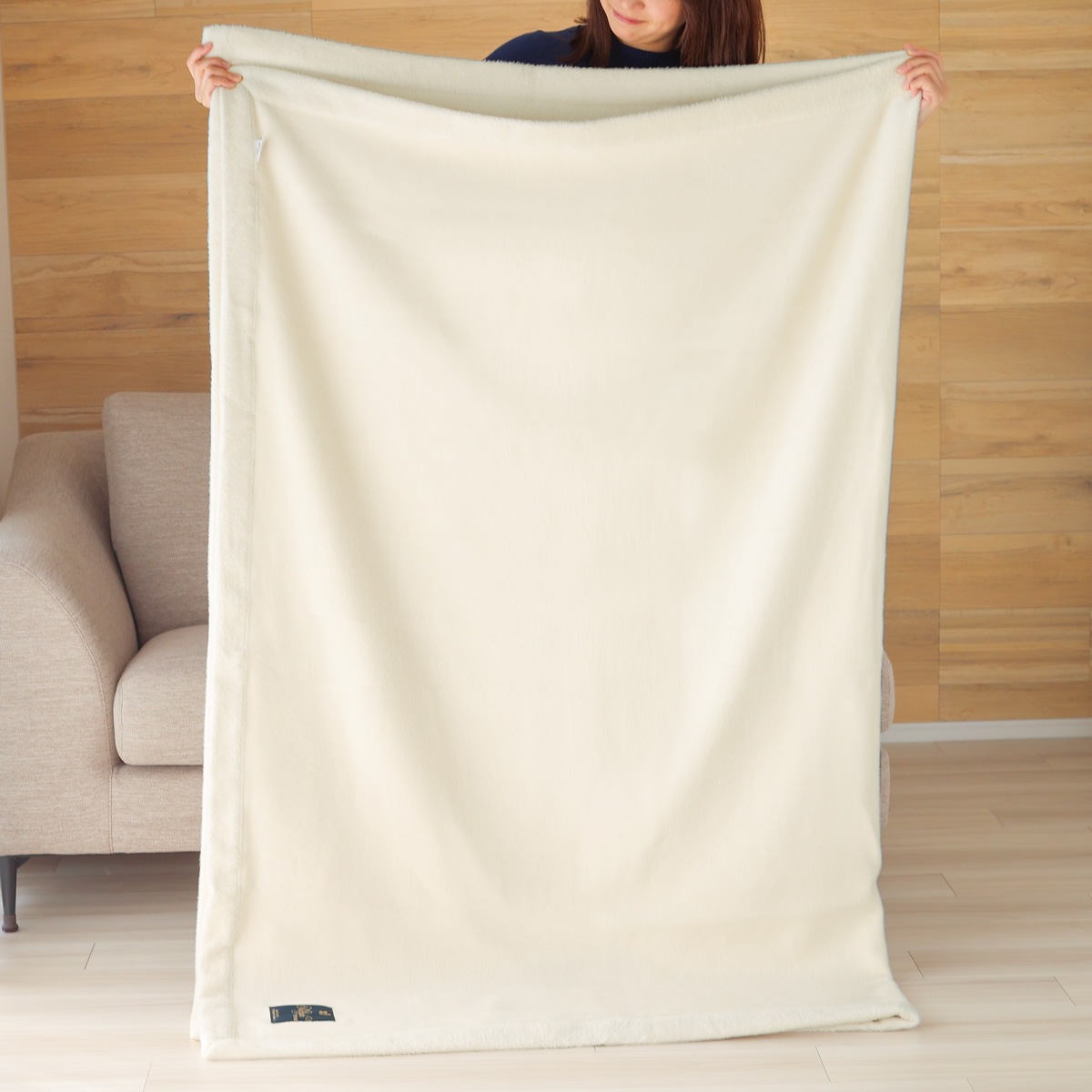 数量限定 絹コットンふんわり肌側シルク毛布（無地） | すべての商品