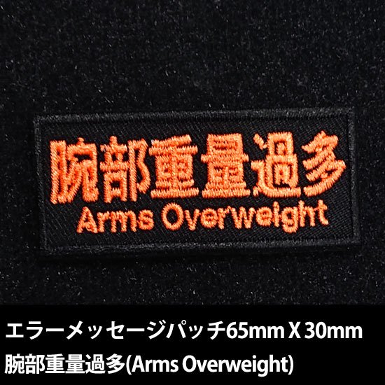 �����ƥ��å������ѥå� �������̲�¿(ARMS OVERWEIGHT)