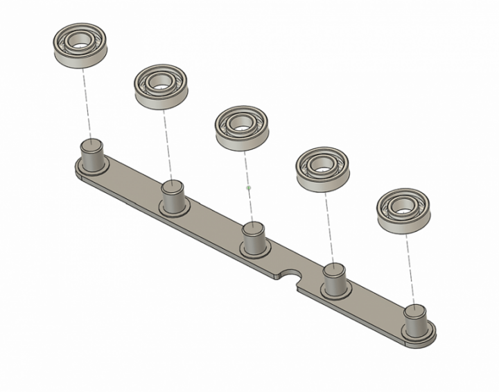 RETRO ARMS Bearing Rail for V2 DSG Gearboxes