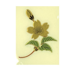 蒔絵シール 1301 桜の花 蒔絵シール 盛り上げ 花柄 ネットｄｅシマモト