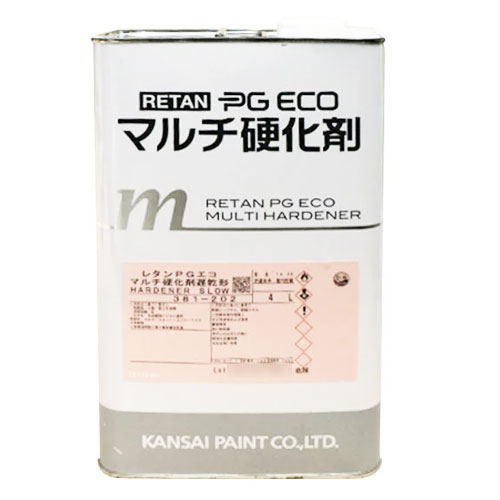 関西ペイント レタンPGエコ マルチ硬化剤 遅乾形 4L レタンPGエコマルチ硬化剤遅乾型 4L 関西ペイント | 塗料,車両用向け