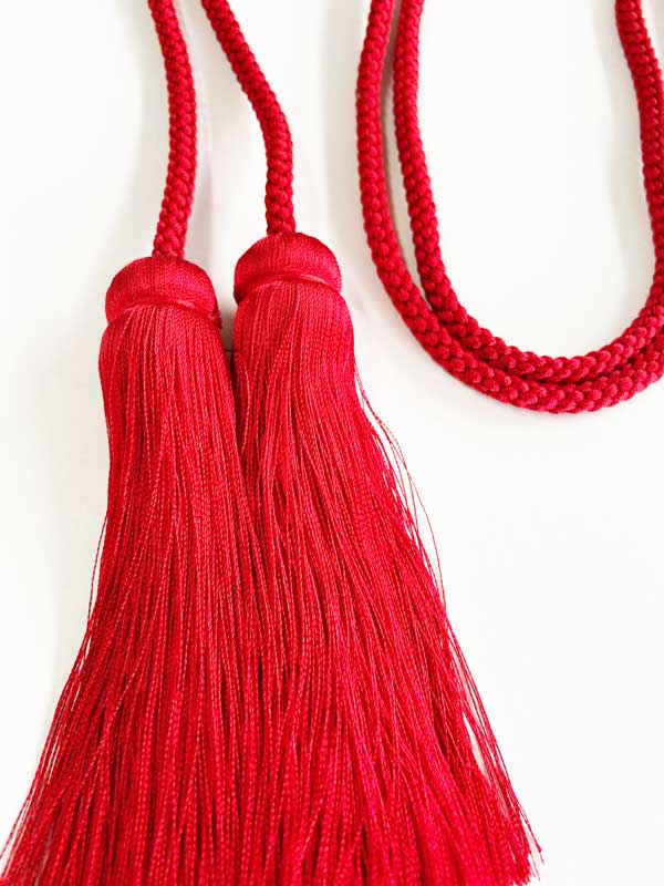 江戸打ちひょうたん紐房セット百成り大1680 赤 (目安30cm～60cm瓢箪