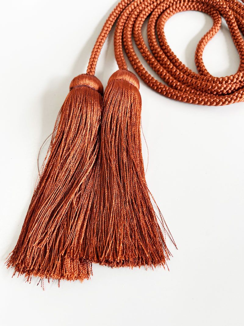 江戸打ちひょうたん紐房セット百成り大1680 茶色 (目安30cm～60cm瓢箪