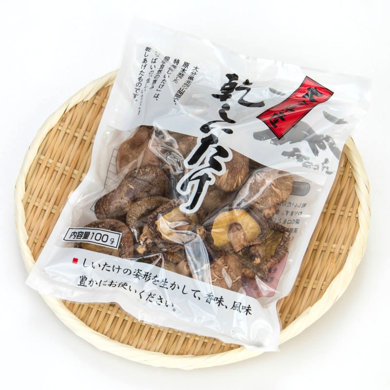 大分県産原木栽培の乾しいたけ(中)(100g) | 乾物野菜 | |下郷
