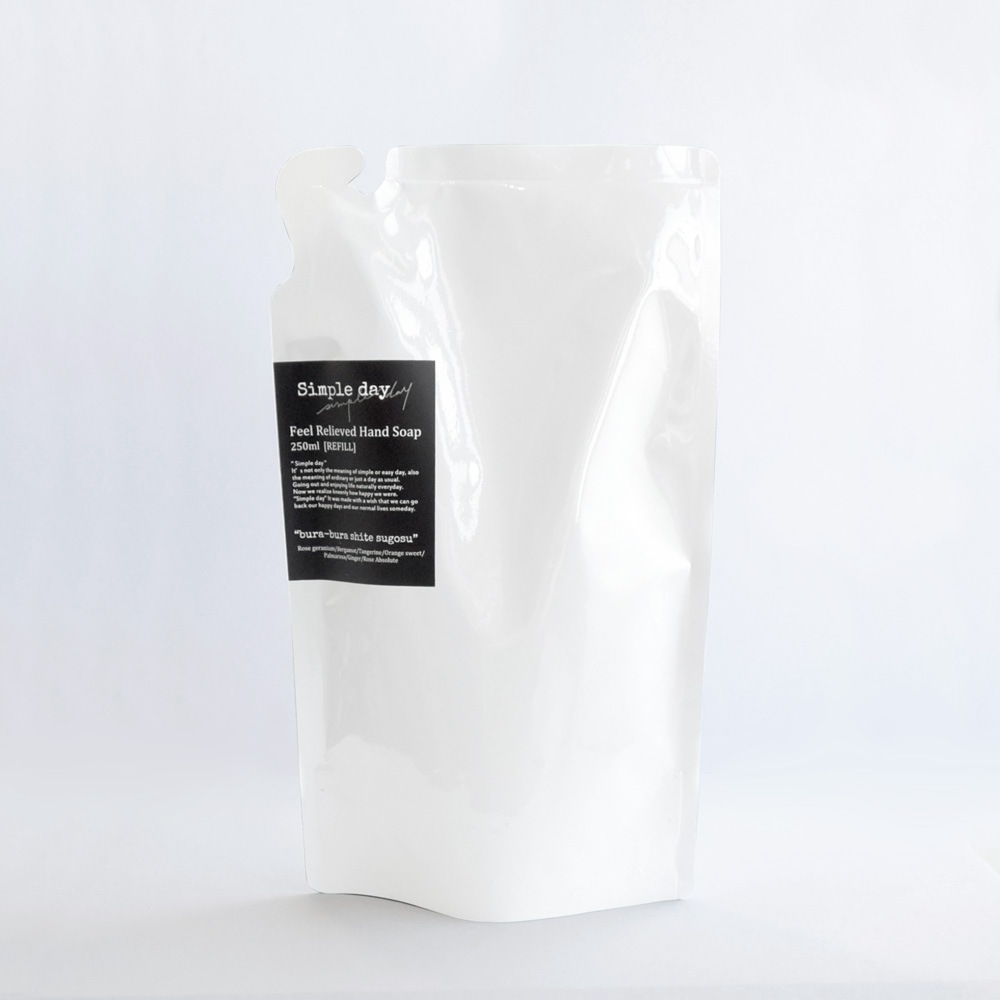 フィールリリーヴドハンドソープ リフィル　「ぶらぶらして過ごす」（ローズシトラスの香り）