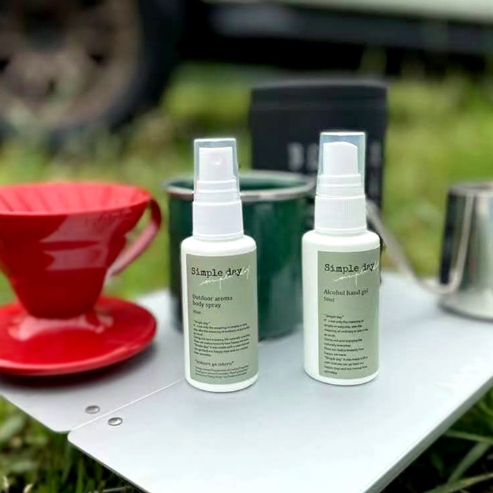 アウトドアアロマボディスプレー　「こころが踊る」（ラベンダーシトラスの香り）