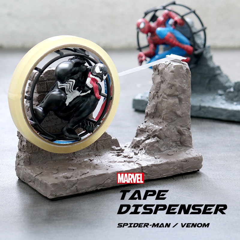 デスクワークが楽しくなる！MARVEL マーベル テープディスペンサー