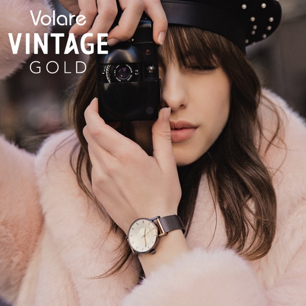 KLASSE14 VOLARE Vintage Gold Mesh 腕時計 メッシュベルト