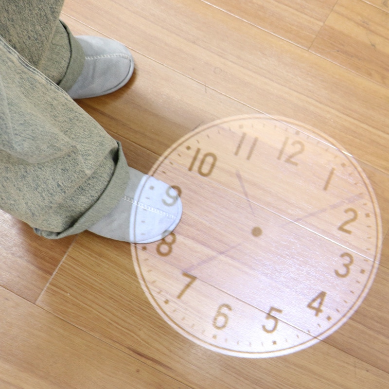プロジェクタークロック 壁や天井に時間を投影する時計