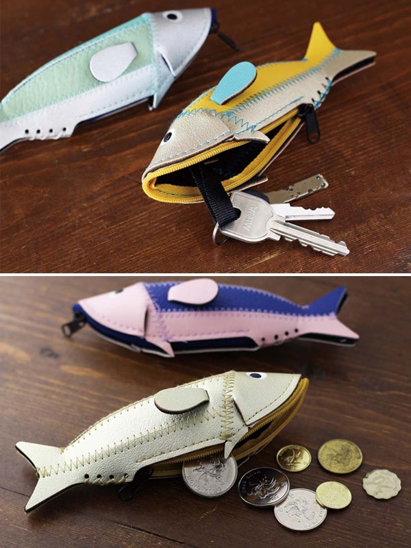 MINI FISH CASE ミニフィッシュケース 魚型 小物入れ