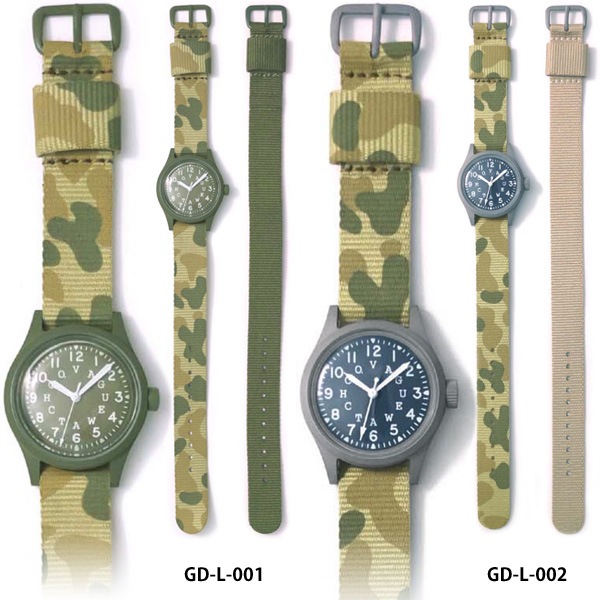 ミリタリーテイスト VAGUE WATCH Co. 日本製クオーツ NATOベルト