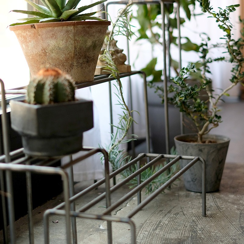 安定感抜群！Knop plant stands 3 pieces set プランター