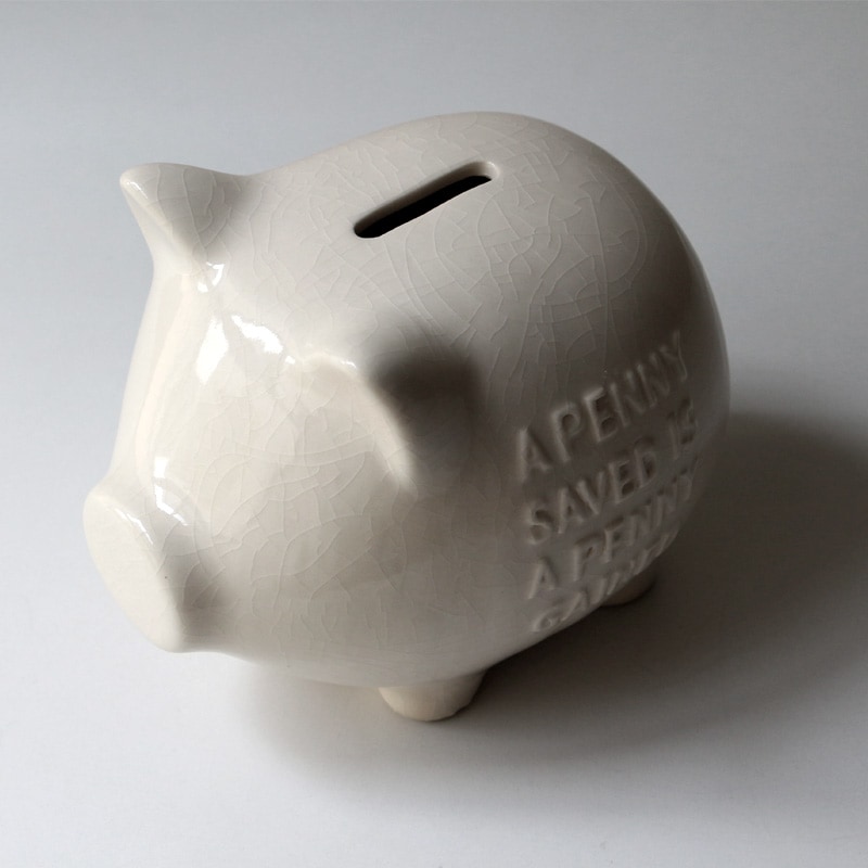 Crackle Piggy Bank / クラックル ピギー バンク ぽってりとした