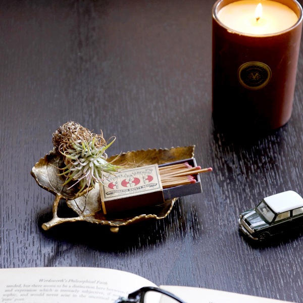 LUXE アクセサリー2段トレイ リーフ 収納