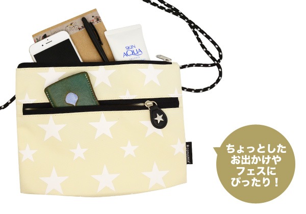 Converse コンバース Sin Star Star Sacoche シン スター サコッシュ フェス バッグ 腕時計とおもしろ雑貨のシンシア メール便ok