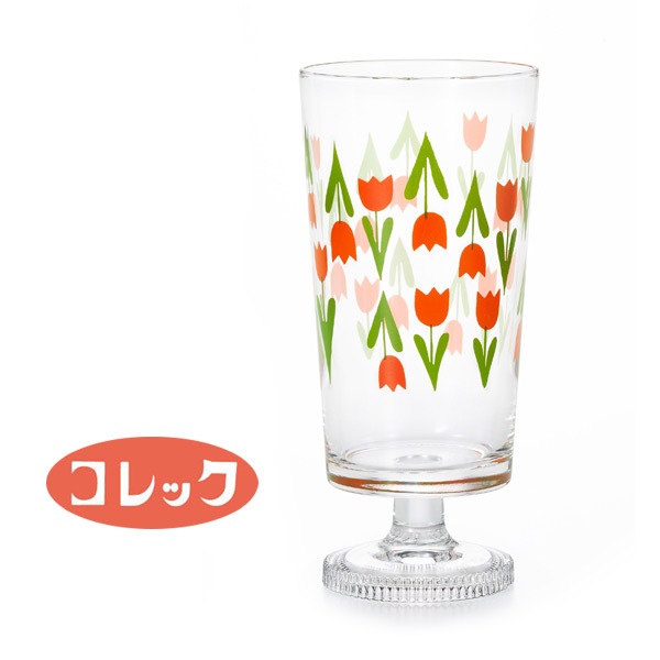 NTミディオンレトロ脚付きグラス アデリア×NT🌼*・アンバー脚付きグラス | あんちーくKIDAN STORE