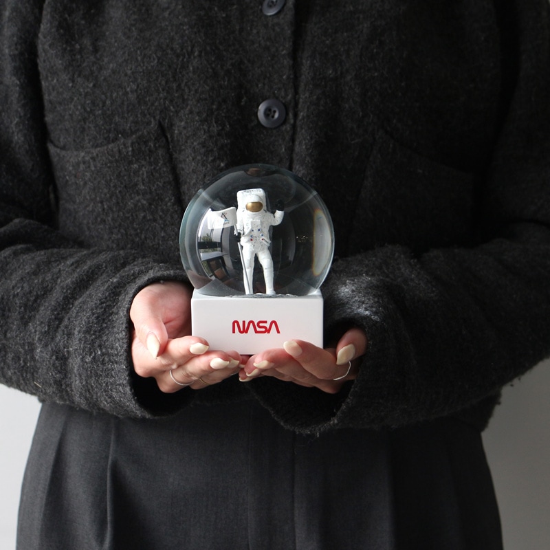 HALCYON DAYS スノー置き物 NASA Snow Globe ナサ スノー グローブ スノードーム インテリア 置物