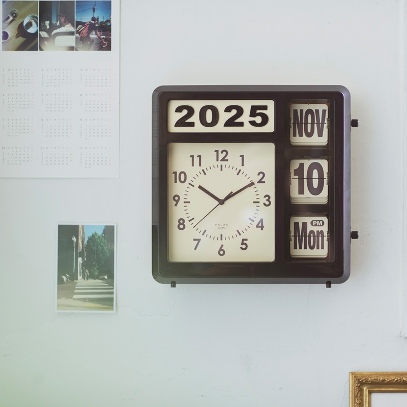 M3606 自動フリップカレンダー壁掛け オートカレンダー フリップクロック Amazon.com: FARTECH Auto Calendar Flip Clock AD-640