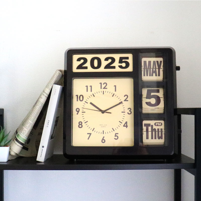 M3606 自動フリップカレンダー壁掛け オートカレンダー フリップクロック Amazon.com: FARTECH Auto Calendar Flip Clock AD-640