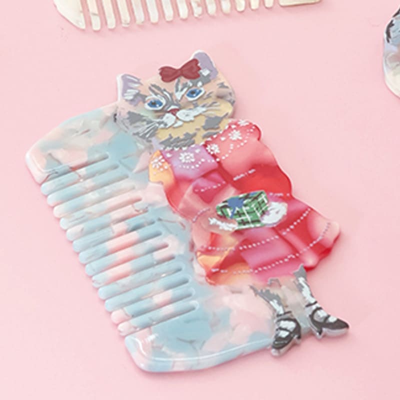 激レア　Charmmy Kitty コーム さっと取り出せるコンパクト！ナタリーレテ Cat Comb キャットコーム