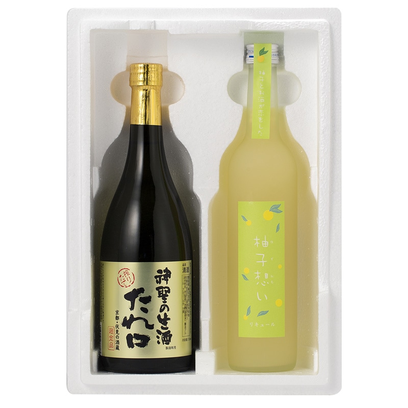 ③たれ口・柚子酒セット(720ml×1本 / 500ml×1本)【税送料込み】
