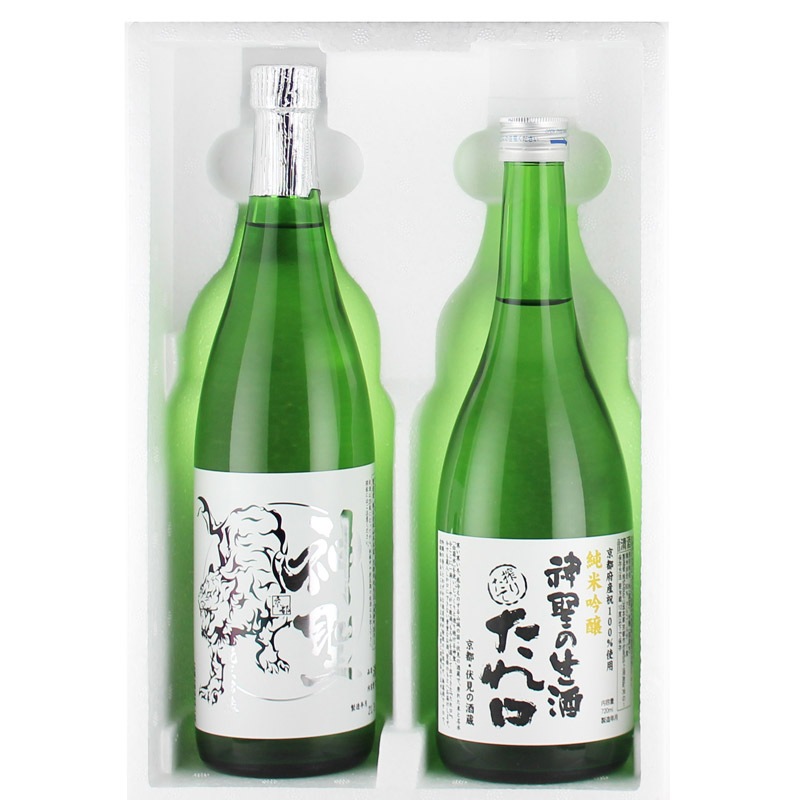 たれ口祝純米吟醸・京都府産祝純米吟醸酒セット(720ml×2本)【税送料込み】