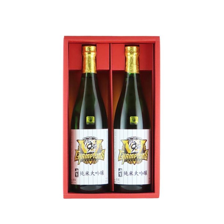 神聖 純米大吟醸 阪神タイガース／2025ＪＥＲＡセントラル・リーグ優勝記念ラベル720ml　2本セット(720ml×2本）