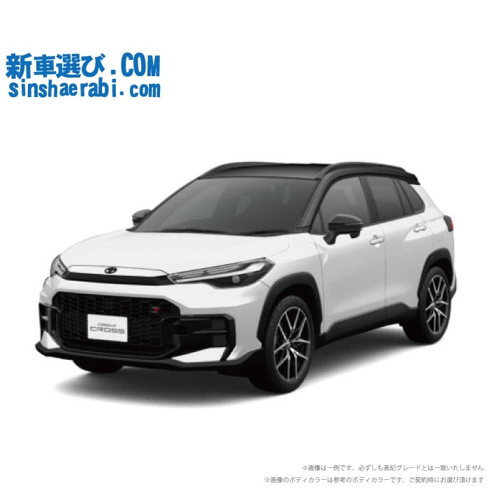《 新車 トヨタ カローラクロスハイブリッド 4WD 1800 HYBRID GR SPORT E-Four 》<br><br>☆こちらの新車には純正10.5インチディスプレイオーディオ・純正バックカメラ・純正ETC・純正前後監視タイプ ドラレコ・フロアマット・ドアバイザー・ボディコーティング・窓ガラスコーティングが標準装備！