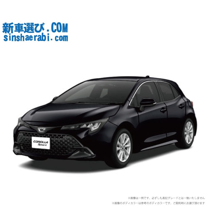 《 新車 トヨタ カローラスポーツハイブリッド 2WD 1800 HYBRID G　》<br><br>☆こちらの新車には純正8インチディスプレイオーディオ・純正バックカメラ・純正ETC・純正前方監視タイプ ドラレコ・フロアマット・ドアバイザーが標準装備！
