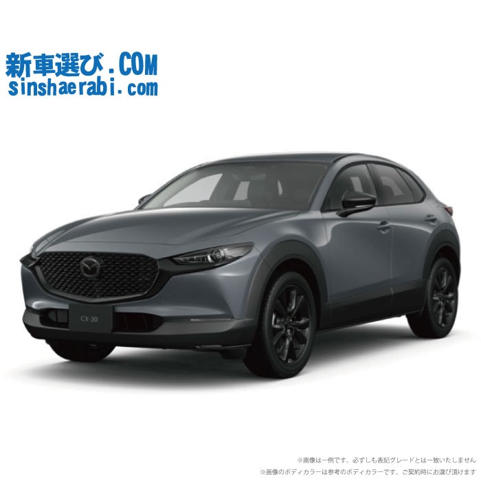 《 新車 マツダ CX-30 4WD 2500 25L 》<br><br>☆こちらの新車には純正マツダナビ用SDカード・純正360°ビューカメラ・前後監視タイプ ドライブレコーダー・ETC・フロアマット・ドアバイザー・ボディコーティング・窓ガラスコーティングが標準装備！