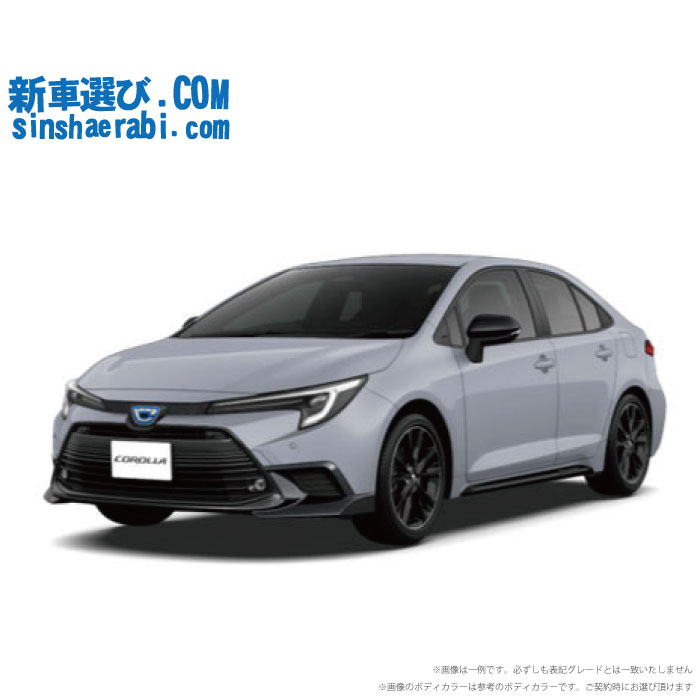 《 新車 トヨタ カローラハイブリッド 2WD 1800 HYBRID  W×B 》<br><br>☆こちらの新車には純正10.5インチディスプレイオーディオ・純正バックカメラ・純正ETC・純正前後監視タイプ ドラレコ・フロアマット・ドアバイザー・ボディコーティング・窓ガラスコーティングが標準装備！