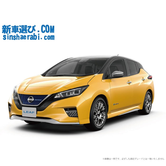 《新車 ニッサン リーフ 2WD e+ AUTECH 》<br>☆こちらの新車にはEV専用NissanConnectナビ・バックビューモニター・前後監視タイプ ドライブレコーダー・ETC・フロアマット・ドアバイザーが標準装備されてます!