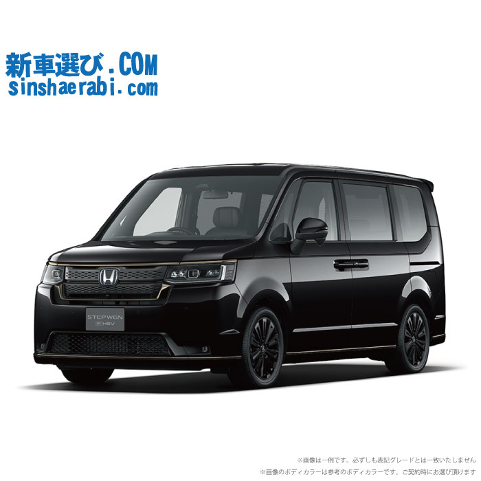 《 新車 ホンダ ステップワゴン 2WD 2000 e:HEV SPADA PREMIUM LINE BLACK EDITION 》<br><br>☆こちらの新車には純正9インチHondaCONNECTナビ・純正バックカメラ・前後監視タイプ ドライブレコーダー・ETC・フロアマット・ドアバイザーが標準装備されてます！<br><br>