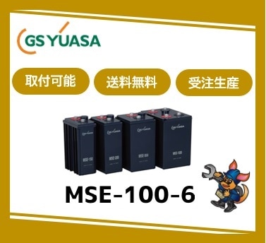 ［GSユアサ］ MSE-100-6 （6V 100Ah）受注生産/取付可 /送料無料