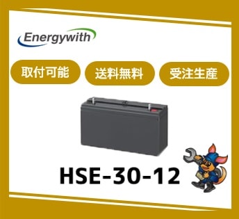 ［ｴﾅｼﾞｰｳｨｽﾞ］ HSE-30-12 （12V 30Ah）受注生産/取付可 /送料無料