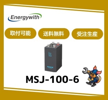 ［ｴﾅｼﾞｰｳｨｽﾞ］ MSJ-100-6 （6V 100Ah）受注生産/取付可 /送料無料