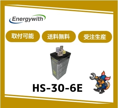 ［ｴﾅｼﾞｰｳｨｽﾞ］ HS-30-6E （6V 30Ah）受注生産 取付可 /送料無料