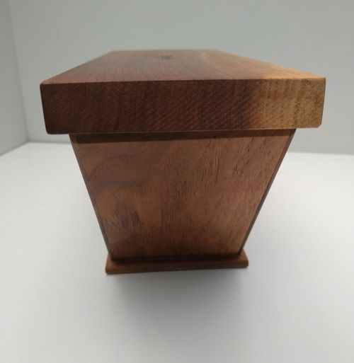 【コーヒー器具】ウォールナット　ペーパーフィルターホルダー/蓋付き