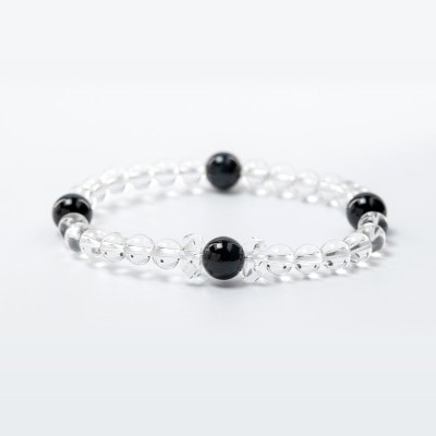 レディース★LADY'S【ホークアイ】使用★就職成就パワーストーンブレスレット★白崎八幡宮手作りお守り★