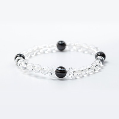 レディース★LADY'S【天眼石】使用★厄除開運パワーストーンブレスレット★白崎八幡宮手作りお守り★