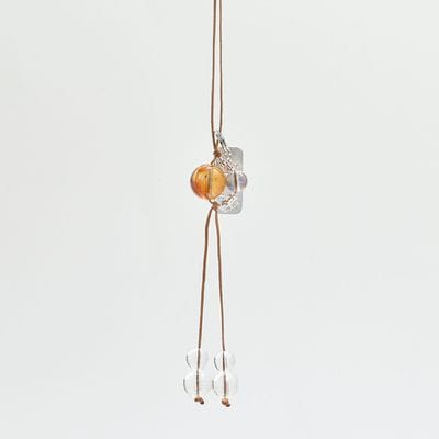 幸運と希望を！【シトリン】１１月の誕生石　一粒ストラップ★開運招福★